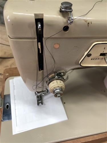 Sewing Machine - Fashion Mate Singer Sewing Machine Vintage Model 237, Pedal & Carry Case, by The Old Grainery (carry case...