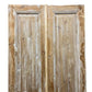 Antique French Double Doors (39x92) European Doors, Flat Panel Doors, A642