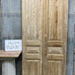 Antique French Double Doors (43.5x98) European Doors, Flat Panel Doors, A644
