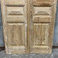Antique French Double Doors (43.5x98) European Doors, Flat Panel Doors, A644