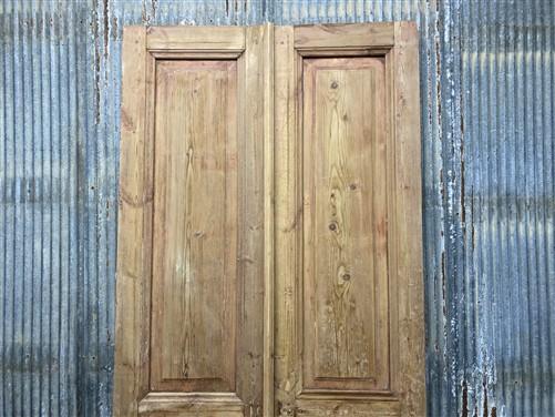 Antique French Double Doors (39x96.5) European Doors, Flat Panel Doors, A638