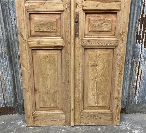 Antique French Double Doors (39x96.5) European Doors, Flat Panel Doors, A638