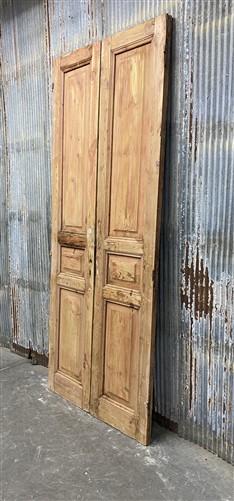 Antique French Double Doors (39x96.5) European Doors, Flat Panel Doors, A638