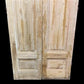 Antique French Double Doors (40.75x90.75) European Doors, Flat Panel Doors, A648