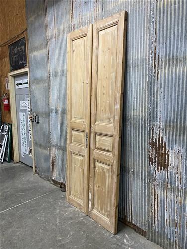 Antique French Double Doors (38x94) European Doors, Flat Panel Doors, A650