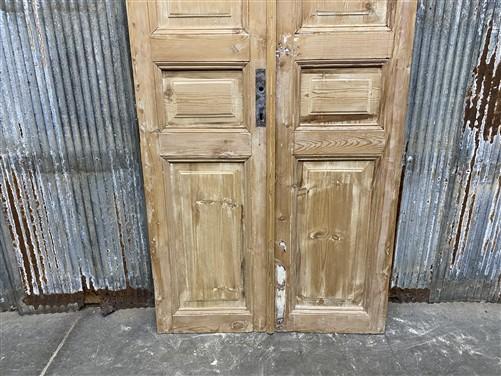Antique French Double Doors (38x94) European Doors, Flat Panel Doors, A650