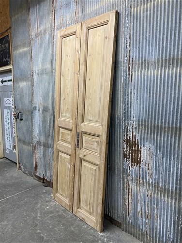 Antique French Double Doors (38x94) European Doors, Flat Panel Doors, A650