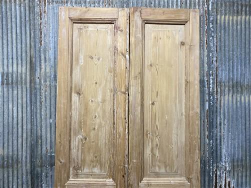 Antique French Double Doors (38x94) European Doors, Flat Panel Doors, A650