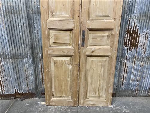 Antique French Double Doors (38x94) European Doors, Flat Panel Doors, A650