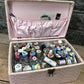 Sewing box - Singer Sewing Machine Attachments, Buttonholer, Zigzagger, Sewing Box Novelties, by The Old Grainery (attachm...