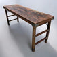 Rustic Folding Table (68.25x21.75) Reclaimed Wood Dining, Kitchen Island B105