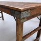 Rustic Folding Table (68.25x21.75) Reclaimed Wood Dining, Kitchen Island B105