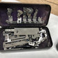 Sewing Machine attachments - Greist White Rotary Vintage Sewing Machine Attachments, Sewing Parts Metal Box, by The Old Gr...