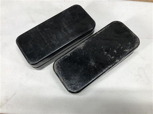 Sewing Machine attachments - Greist White Rotary Vintage Sewing Machine Attachments, Sewing Parts Metal Box, by The Old Gr...
