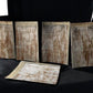 5 Galvanized Tin Sheets, Roof Ceiling Sink Backsplash, Architectural Salvage A35