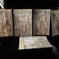 5 Galvanized Tin Sheets, Roof Ceiling Sink Backsplash, Architectural Salvage A35