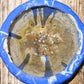 Pottery - Ozark Roadside Tourist Pottery, Blue Drip Hanging Pot Planter, Horrine Style E by The Old Grainery (american fol...