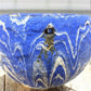 Pottery - Ozark Roadside Tourist Pottery, Blue Drip Hanging Pot Planter, Horrine Style E by The Old Grainery (american fol...
