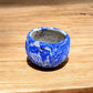 Ozark Roadside Tourist Pottery, Blue Drip Hanging Pot Planter, Horrine Style F