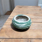 Pottery - Ozark Roadside Tourist Pottery, Green Drip Jardeniere Planter, Horrine Style G by The Old Grainery (americana po...