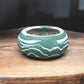 Pottery - Ozark Roadside Tourist Pottery, Green Drip Jardeniere Planter, Horrine Style G by The Old Grainery (americana po...