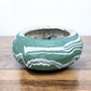 Pottery - Ozark Roadside Tourist Pottery, Green Drip Jardeniere Planter, Horrine Style G by The Old Grainery (americana po...