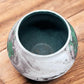 Vase - Nemadji Swirl Art Pottery, Orange Green Brown Matte Ceramic 4 Vase Lot, by The Old Grainery (abstract pottery, amer...