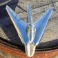 1952 Nash Winged Lady Goddess Chrome Hood Ornament 125407, Vintage Art Deco