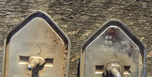 Truck emblems - 1950s Dodge Truck D100 Set Chrome Badge Emblems, Vintage Dodge Script 1781382 by The Old Grainery (100, 17...