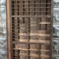Printer Drawer Wood Block Typeset Tray, Letterpress Thimble Shell Display, A49