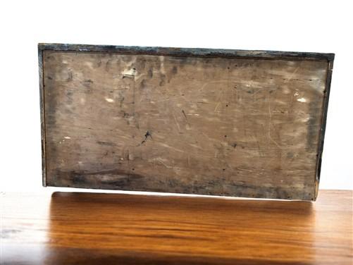 Printer Drawer Wood Block Typeset Tray, Letterpress Thimble Shell Display, A47
