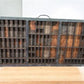 Printer Drawer Wood Block Typeset Tray, Letterpress Thimble Shell Display, A45