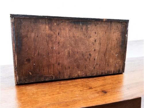 Printer Drawer Wood Block Typeset Tray, Letterpress Thimble Shell Display A40