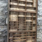 Printer Drawer Wood Block Typeset Tray, Letterpress Thimble Shell Display A39