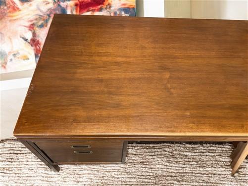 Desk - Home Office Desk, Vintage Executive Desk, Library Law Office Desk, Wood Desk by The Old Grainery (Executive desk, H...