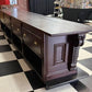 15'8" Store Counter Display Table, Mercantile Showcase, Bar Front Kitchen Island