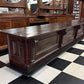 15'8" Store Counter Display Table, Mercantile Showcase, Bar Front Kitchen Island
