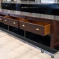 15'8" Store Counter Display Table, Mercantile Showcase, Bar Front Kitchen Island