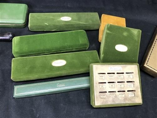 Jewelry > Jewelry Storage > Jewelry Boxes - Priscilla Velvet Retro Jewelry Case, Vintage Display Presentation Box, 60s 70s...