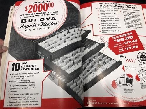 Catalog - Watch Part Catalog, 1957 WMDAA Book, Watch Material Distributers Parts by The Old Grainery (1957, advertising, c...