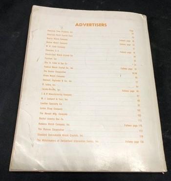 Catalog - Watch Part Catalog, 1957 WMDAA Book, Watch Material Distributers Parts by The Old Grainery (1957, advertising, c...