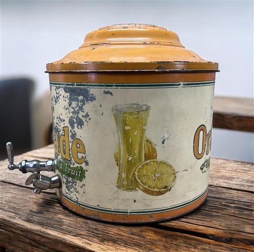 advertising - 1930s Lashs Orangeade Counter Dispenser, Soda Fountain Drug Store Advertising, by The Old Grainery (1930s ad...