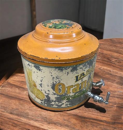 advertising - 1930s Lashs Orangeade Counter Dispenser, Soda Fountain Drug Store Advertising, by The Old Grainery (1930s ad...