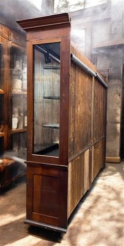 10' Retail Store Display Cabinet, Vintage Bookcase, Backbar, Display Case, C