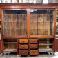10' Retail Store Display Cabinet, Vintage Bookcase, Backbar, Display Case, C