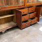 10' Retail Store Display Cabinet, Vintage Bookcase, Backbar, Display Case, C