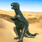 T-Rex Dinosaur Statue, Outdoor 6' Jurassic Park Style Yard Decor, Cast Aluminum