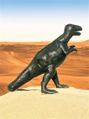 T-Rex Dinosaur Statue, Outdoor 6' Jurassic Park Style Yard Decor, Cast Aluminum