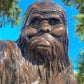 Dinosaur - Big Foot Sasquatch Statue, 93" Life Size Outdoor Yard Art, Cast Aluminum by The Old Grainery (aluminum, Big Foo...