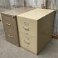 Pair of 29" Vertical File Cabinets, Steelcase & Hon, Vintage Metal 2 Drawer File